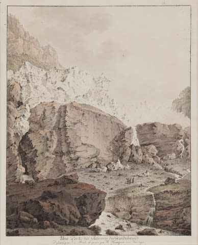 Image 2 of the artwork "Une Partie des Glaciers du Grindelwald" by Johann Ludwig Aberli on art24