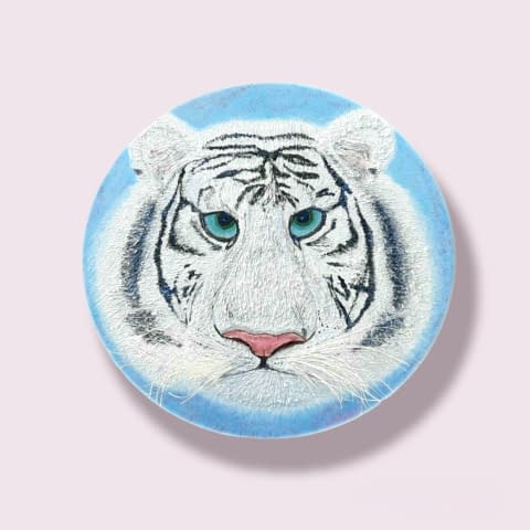 Image 1 de l'œuvre "White tiger" par Anna Burger sur art24