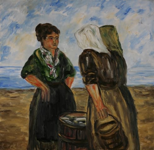 Image 1 of the artwork "Drei Fischerfrauen" by Gabor Kekkö on art24