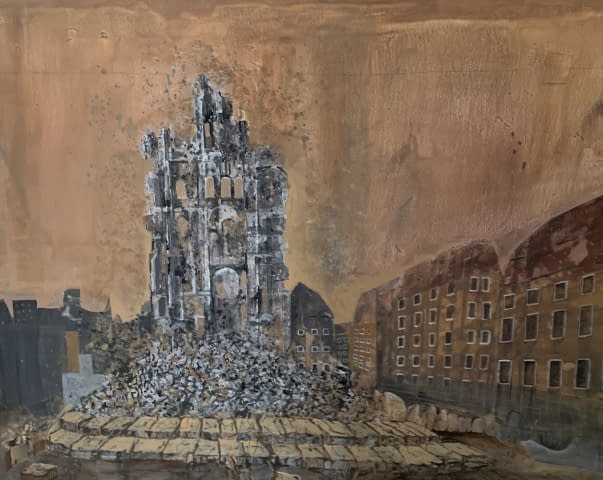 Image 1 of the artwork "Frauenkirche Ruined" by Bruno Bonati on art24