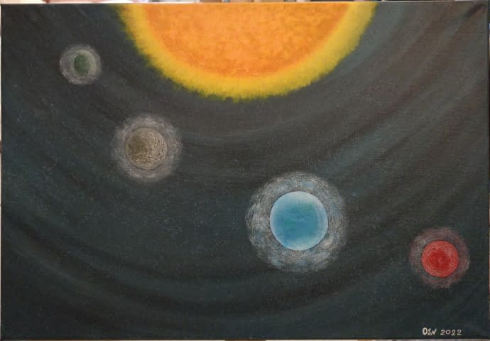 Image 2 of the artwork "Space Life" by Olha Nazarenko on art24