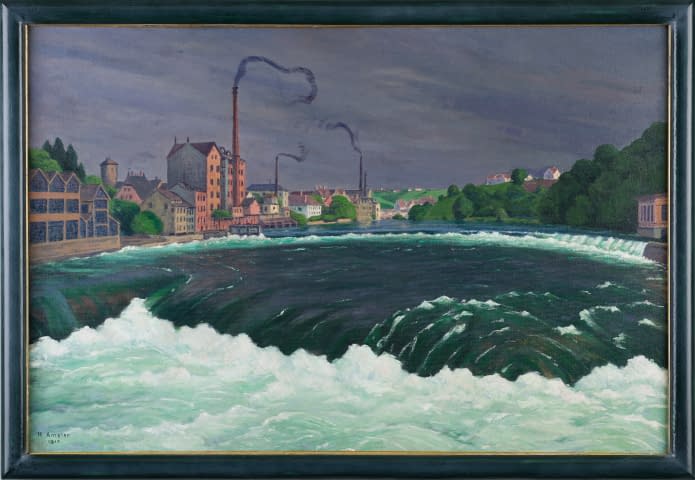 Image 1 de l'œuvre "Am Rhein" par Richard Emil Amsler sur art24