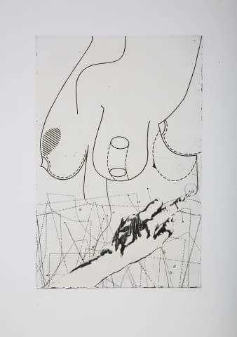 Image 1 of the artwork "přesivání (übernähend), 50/30" by Nadezda Plíšková on art24