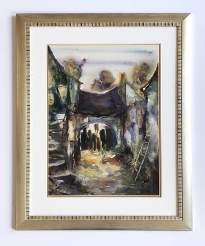 Image 1 of the artwork "Belső udvar /  Innenhof" by Tibor Gáspárdy on art24