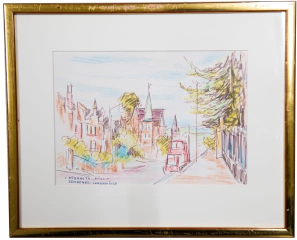 Bild 2 des Kunstwerks "Highgate Hill London" von František Sembdner auf art24