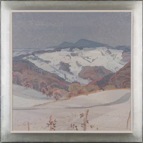 Image 1 de l'œuvre "Winter im Jura (Ofenbühl bei Densbüren)" par Arnold Ammann sur art24