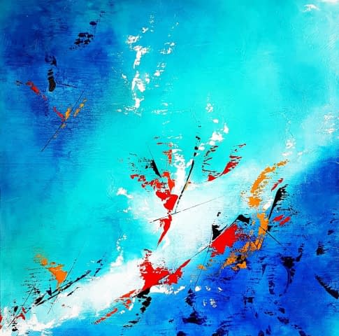 Image 1 of the artwork "Azur" by Adelia Clavien on art24