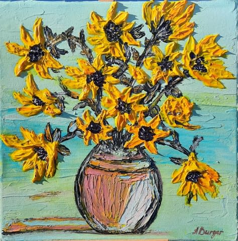 Image 1 of the artwork "Sunflowers" by Anna Burger on art24