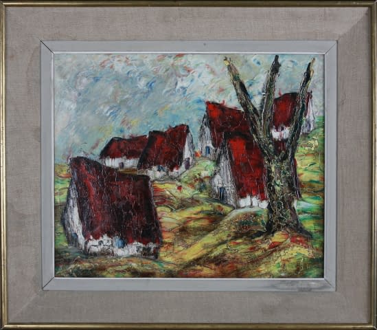 Image 2 of the artwork "Les toits rouge (dt. Die roten Dächer)" by Henry Maurice D'Anty on art24