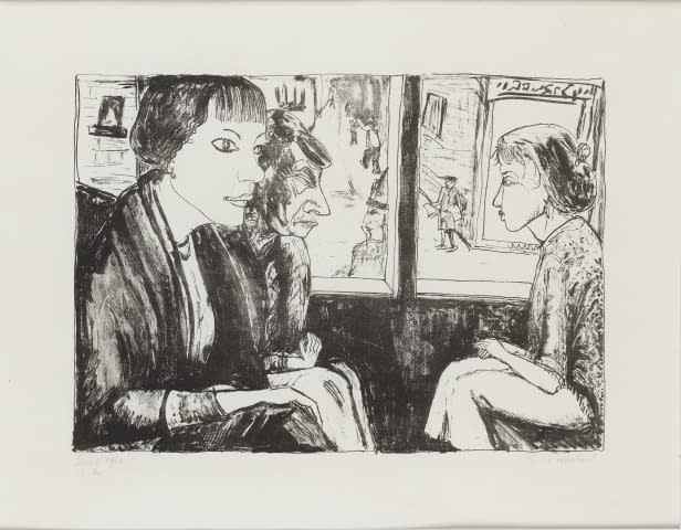 Image 2 of the artwork "In der Tram" by Erich Heckel on art24