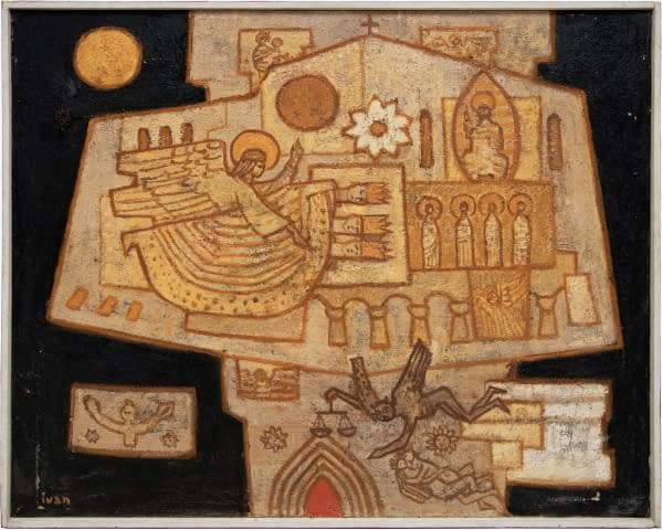 Image 1 de l'œuvre "Katedrala v Autun (dt. Kathedrale von Autun)" par Ivan (Ivo) Sedliský sur art24