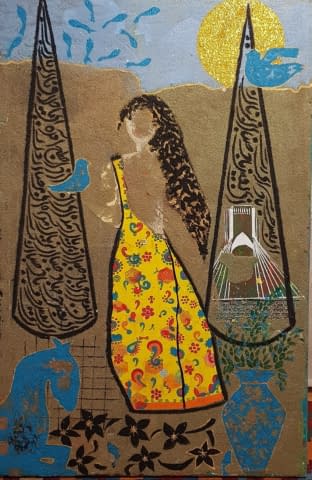 Image 1 de l'œuvre "A woman in Tehran" par Ghazal Ashrafian sur art24