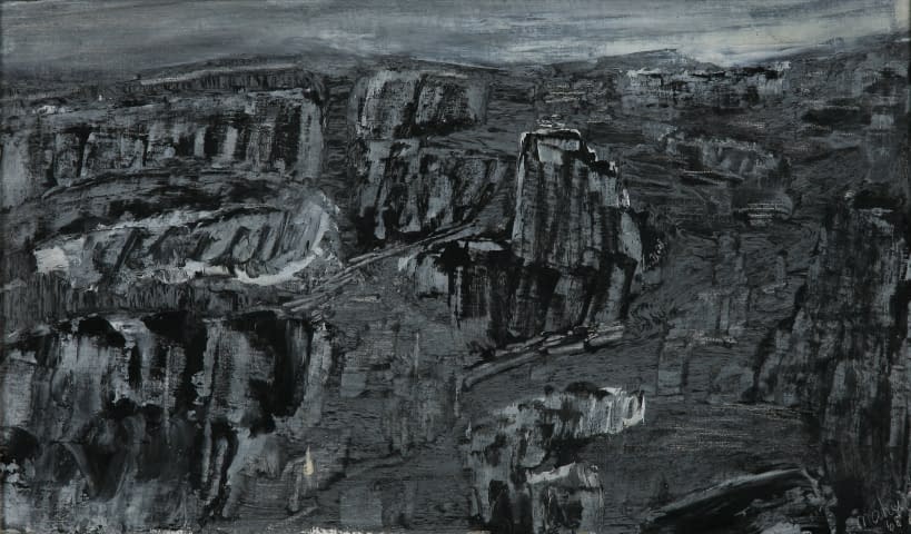 Image 1 of the artwork "Landschaftsstudie" by Max Mahu on art24