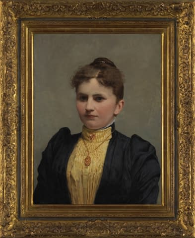 Bild 3 des Kunstwerks "Doppelporträt Zimmermann-Schönauer" von Albert Samuel Anker auf art24