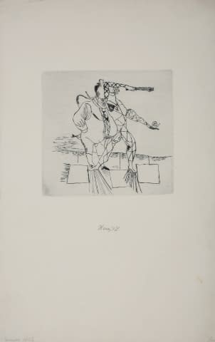 Image 1 of the artwork "Abstraktes Paar - Harlekine" by František Tichý on art24