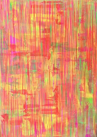 Image 1 of the artwork "Neon rain" by PamKes on art24