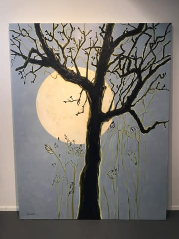 Image 1 of the artwork "Vollmond" by Margot Ressel on art24