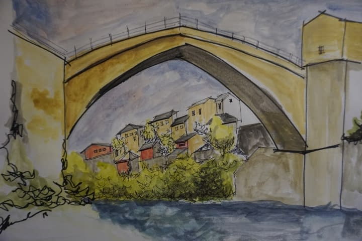 Image 1 of the artwork "Urbanism and cities sketches" by Ahmed Saleh on art24