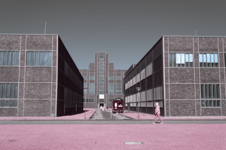 Image 1 of the artwork "Zollverein infrared" by Thomas Haensgen on art24