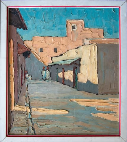 Bild 2 des Kunstwerks "Tiznit - Les Souks (dt. die Souks von Tiznit) (RESERVIERT)" von Ch. A. Mangin auf art24