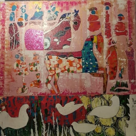 Image 1 of the artwork "Pink earth" by Ghazal Ashrafian on art24