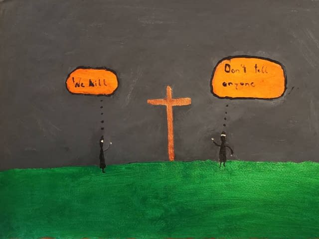 Image 1 of the artwork "Weltverschwörung" by Alexander E. on art24