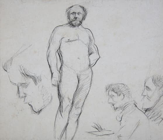 Bild 1 des Kunstwerks "Männerstudien" von Arthur Joseph Guéniot auf art24