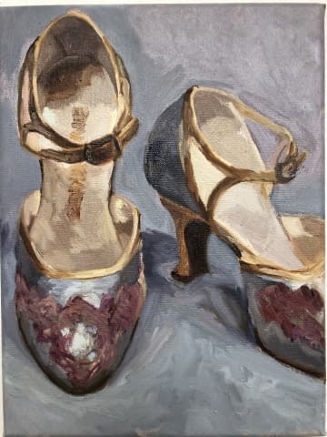 Image 1 of the artwork "silver Shoes" by jewlsandjules on art24