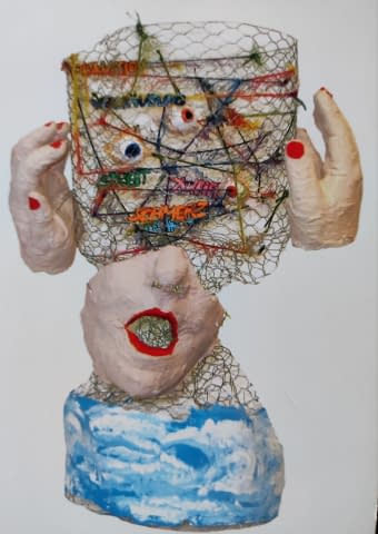 Bild 1 des Kunstwerks "Chaos in the head" von Lilli König auf art24