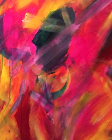 Image 1 of the artwork "War of colors" by Katharina Schinkel on art24