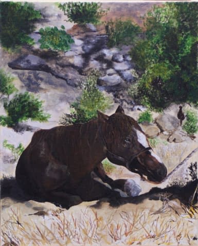 Image 1 of the artwork "Pferd" by Aurore Bohnenblust-Grosboillot on art24