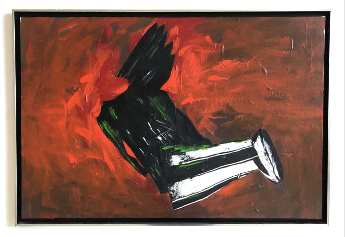 Image 1 of the artwork "Térdelő/Knieende" by Attila Orbán on art24