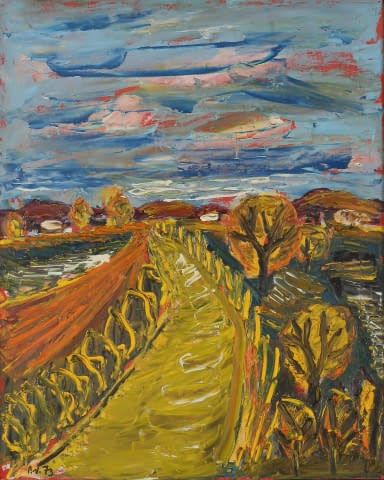 Image 1 of the artwork "gelber Weg zum Dorf" by Artist Wanted on art24