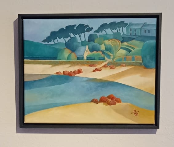 Bild 5 des Kunstwerks "Grüne Bucht in Portsall" von Marcus Nordmann auf art24