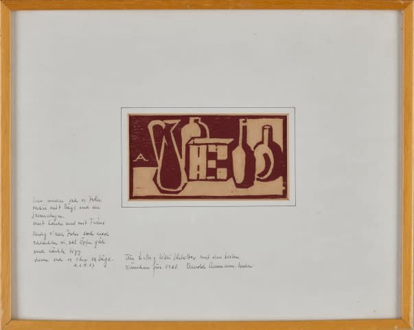 Image 1 of the artwork "Stillleben mit Flaschen" by Arnold Ammann on art24