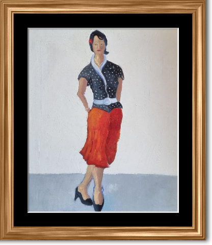 Image 1 of the artwork "Femme  posant dans la rue" by Gianfranco on art24