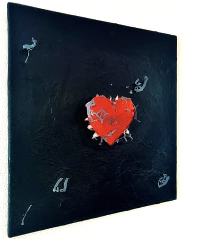 Bild 1 des Kunstwerks ""The heart outside the Canvas"" von Francesca Caruso Bucolo auf art24