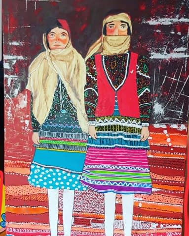 Image 1 of the artwork "Iranian kurdish women" by Ghazal Ashrafian on art24