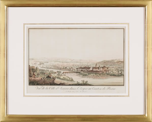 Bild 1 des Kunstwerks "Vue de la Ville d'Aarau dans l'Argew au Canton de Berne" von Christian Von Mechel auf art24