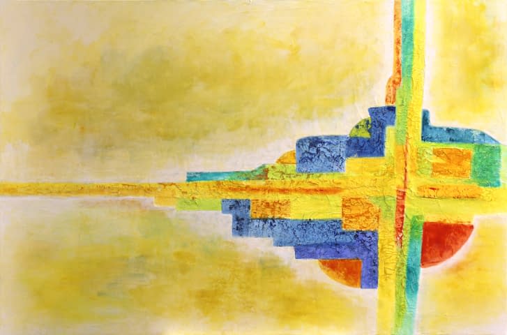 Image 1 of the artwork "Abstraktes Kreuz" by Paul T. on art24