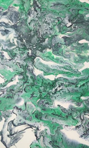 Image 3 of the artwork "Green Storm" by Elisabeth Weber on art24