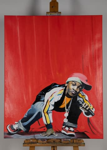 Image 1 of the artwork "Junger Rapper" by Christoph Bolt on art24