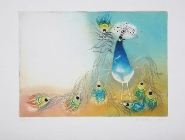 Image 1 of the artwork "Pfau" by Jitka Walterová on art24