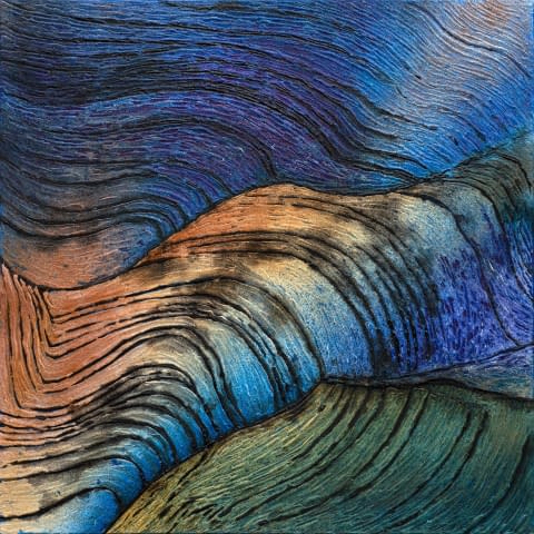 Image 1 of the artwork "Erosion d'un corps minéral sous glaciaire, Erosion of a subglacial mineral body" by Bernard Garo on art24