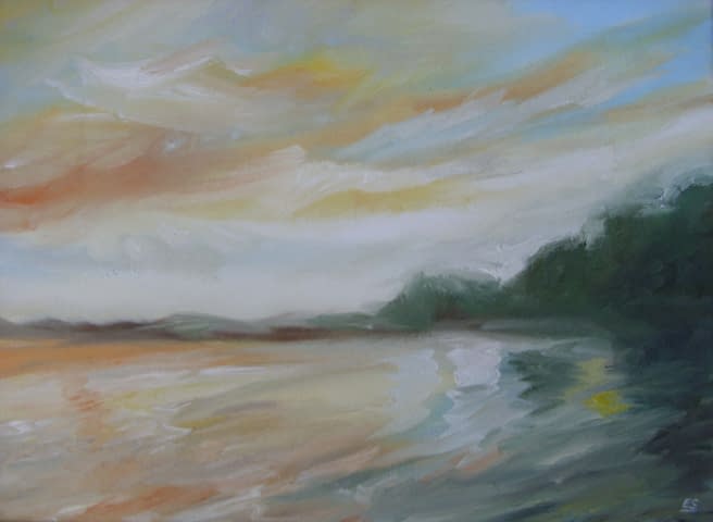 Image 1 of the artwork "Am Westensee" by Ebba Sakel on art24