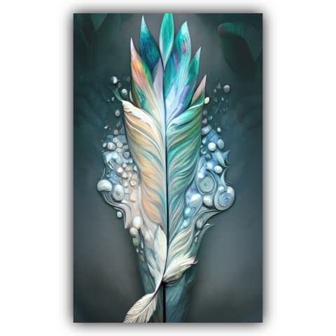 Image 1 of the artwork "Flower made of Feathers" by Deichhorst-Fotografie on art24