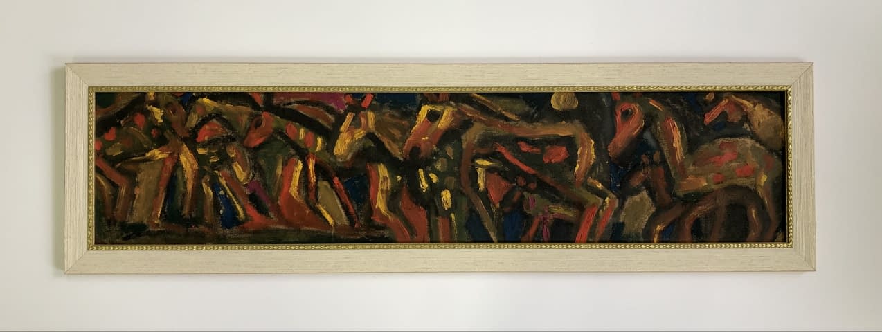 Image 1 of the artwork "Lovak/Pferde" by Pasaréti Csepeli Varró Németh Miklós on art24