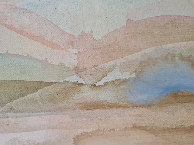 Image 2 de l'œuvre "Desert sunset" par vanessaonuk.studios sur art24