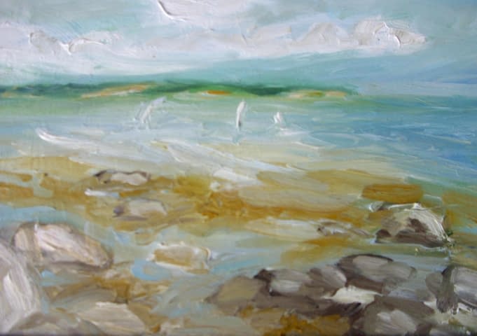 Image 1 of the artwork "An der Förde 1" by Ebba Sakel on art24