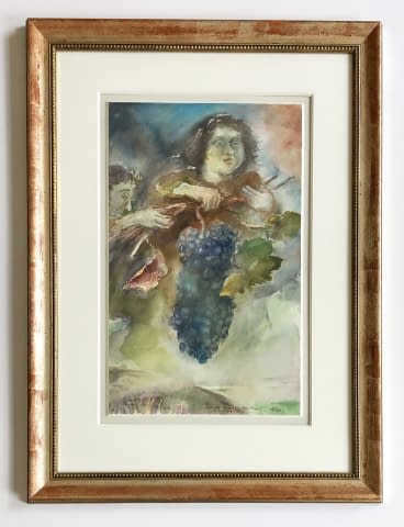 Image 1 of the artwork "A nagy szőlőfürt/ Die große Weintraube" by János Giczy on art24